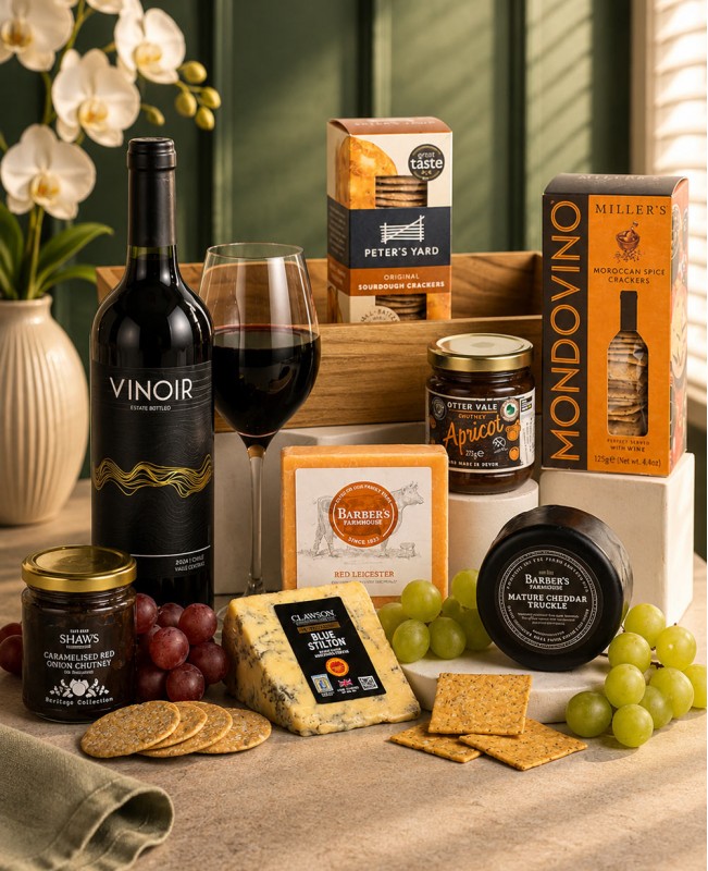 Cheese & Wine Selection Tray